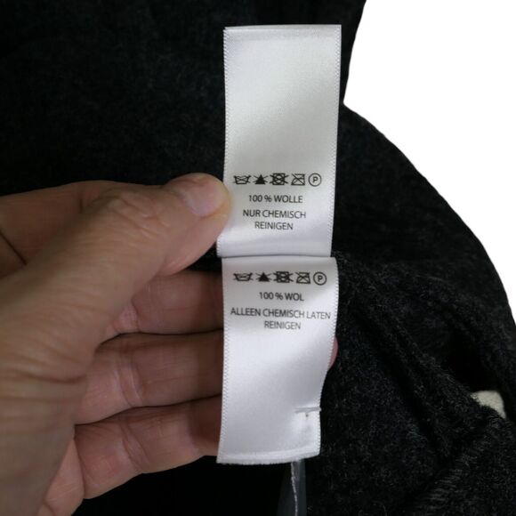 NWT Nanette Lepore 2XL 100% Wool Gray Embroidered Unlined Knee Length Coat - Picture 15 of 16